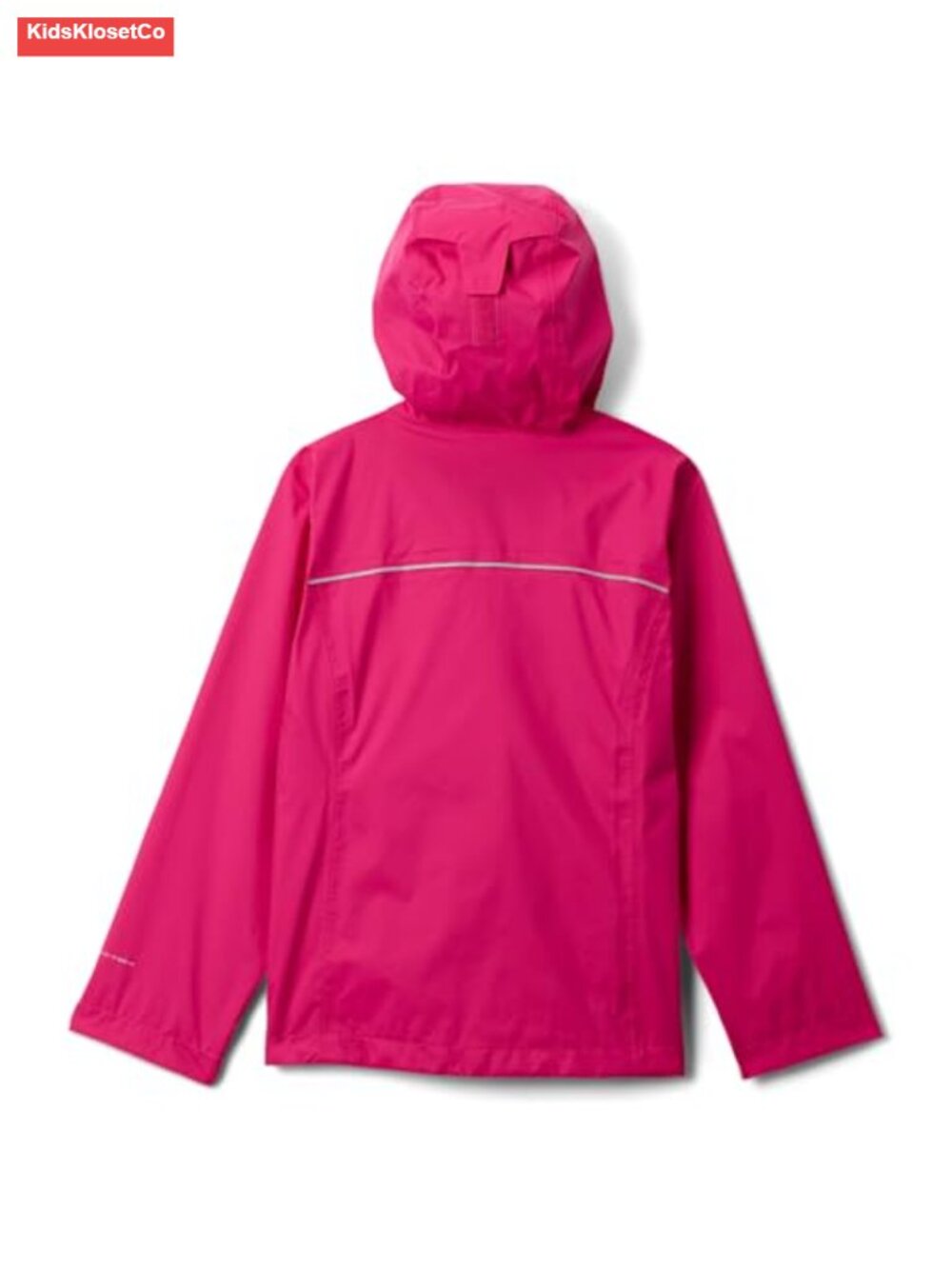 Kids Waterproof Rain Jacket, Fully Seam-Sealed, Adjustable Hood, Zippered - Picture 2 of 5